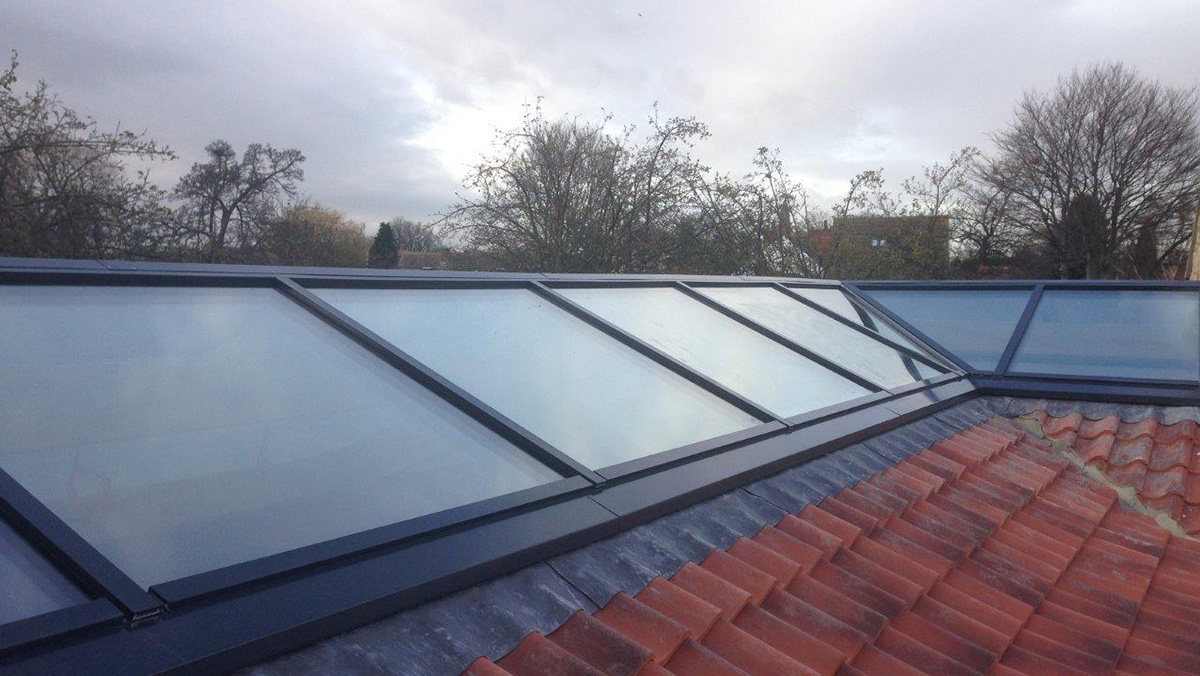 LAMILUX Glass Roof PR60 at a Private house in Doncaster (England)