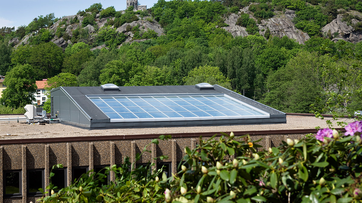 Glass Roof Pr60 At The Municipal Building Lamilux