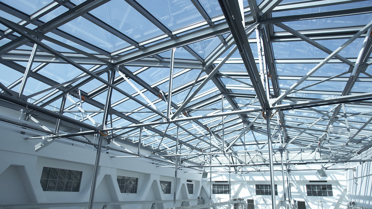 LAMILUX Glass Roof PR60 at the University of Music and Performing Arts in Munich (Germany)