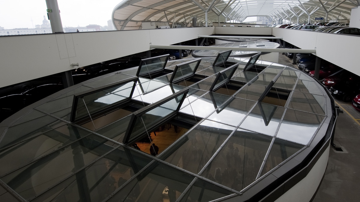 LAMILUX Glass Roof PR60 at the Shopping mall Rhein-Galerie in Ludwigshafen (Germany)