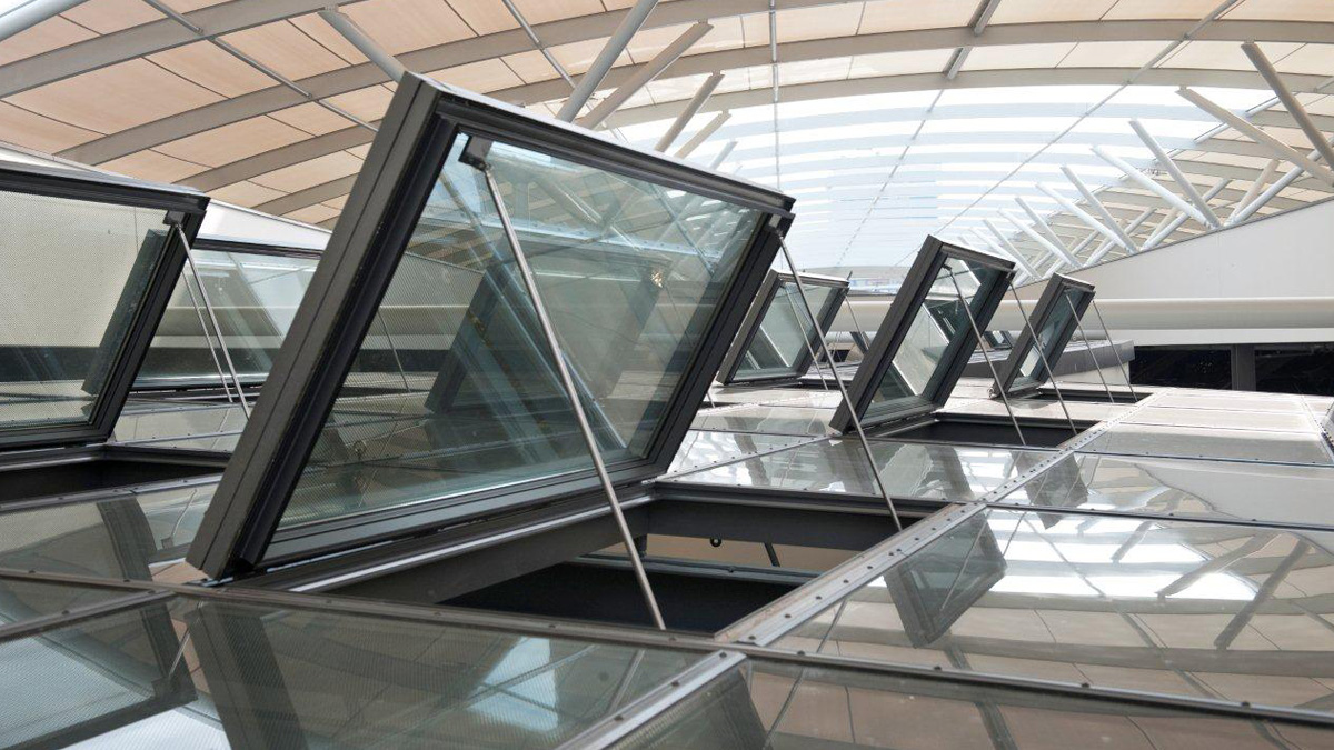 LAMILUX Glass Roof PR60 at the Shopping mall Rhein-Galerie in Ludwigshafen (Germany)