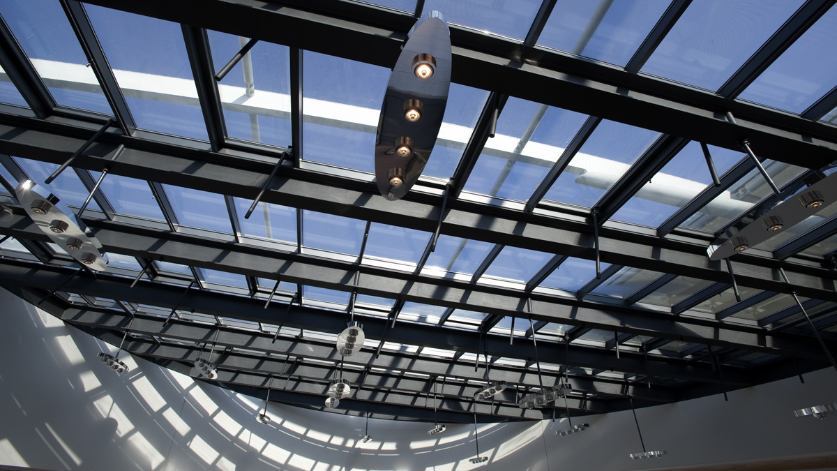 LAMILUX Glass Roof PR60 at the Shopping mall Rhein-Galerie in Ludwigshafen (Germany)