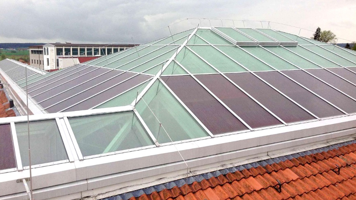 LAMILUX Glass Roof PR60 Passivhaus at the Sebastian-Strobel-School in Herrieden (Germany)