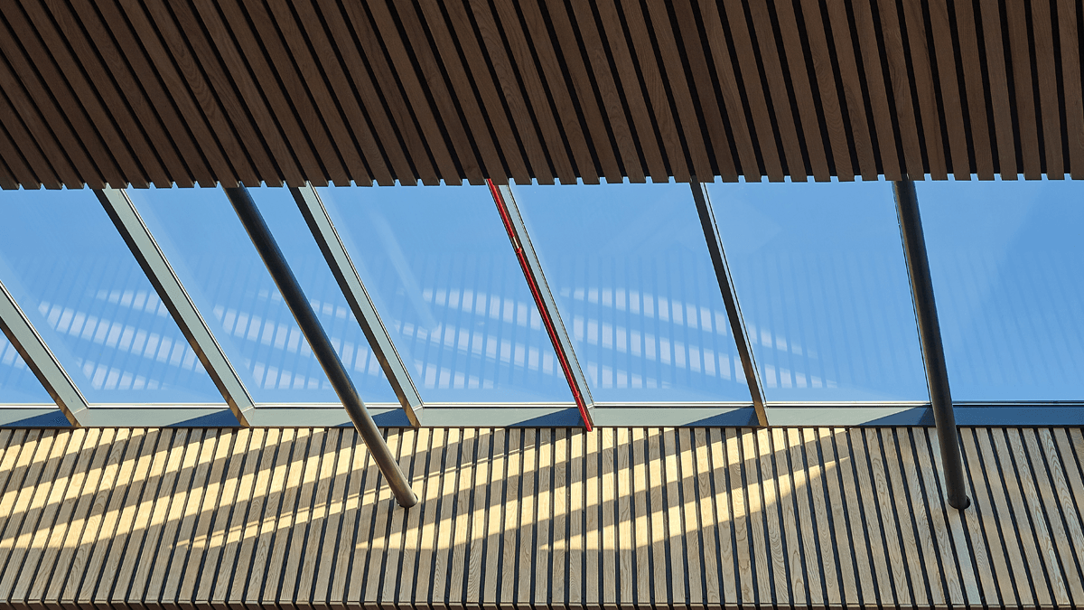 LAMILUX Glass Roof PR60 at the Hallam University in Sheffield (England)