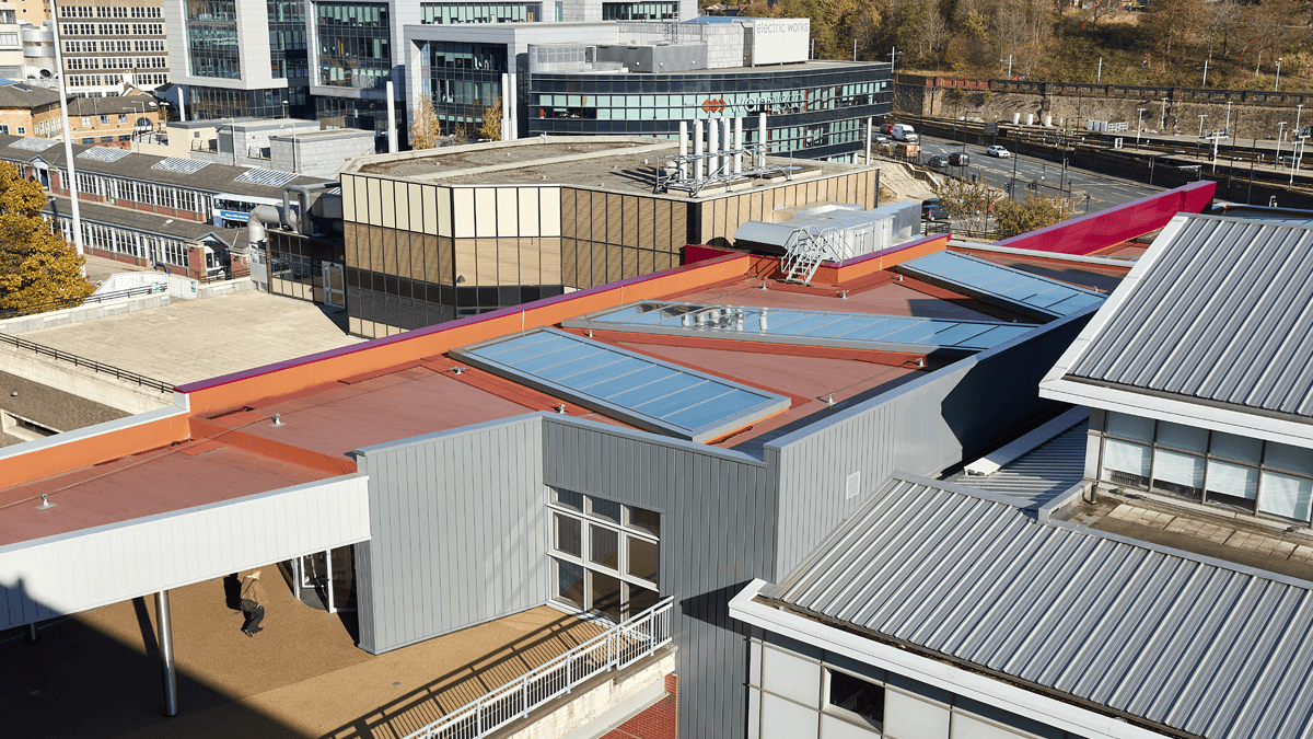 Glass Roof Pr60 At The Sheffield Hallam University Lamilux