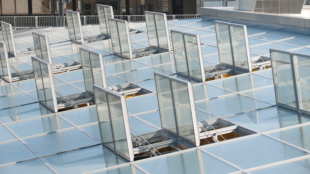 LAMILUX Glass Roof PR60 at the Shopping Mall Thier-Galerie in Dortmund (Germany)