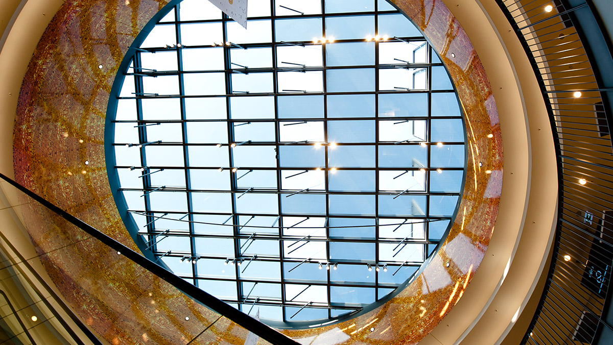 LAMILUX Glass Roof PR60 at the Shopping Mall Thier-Galerie in Dortmund (Germany)