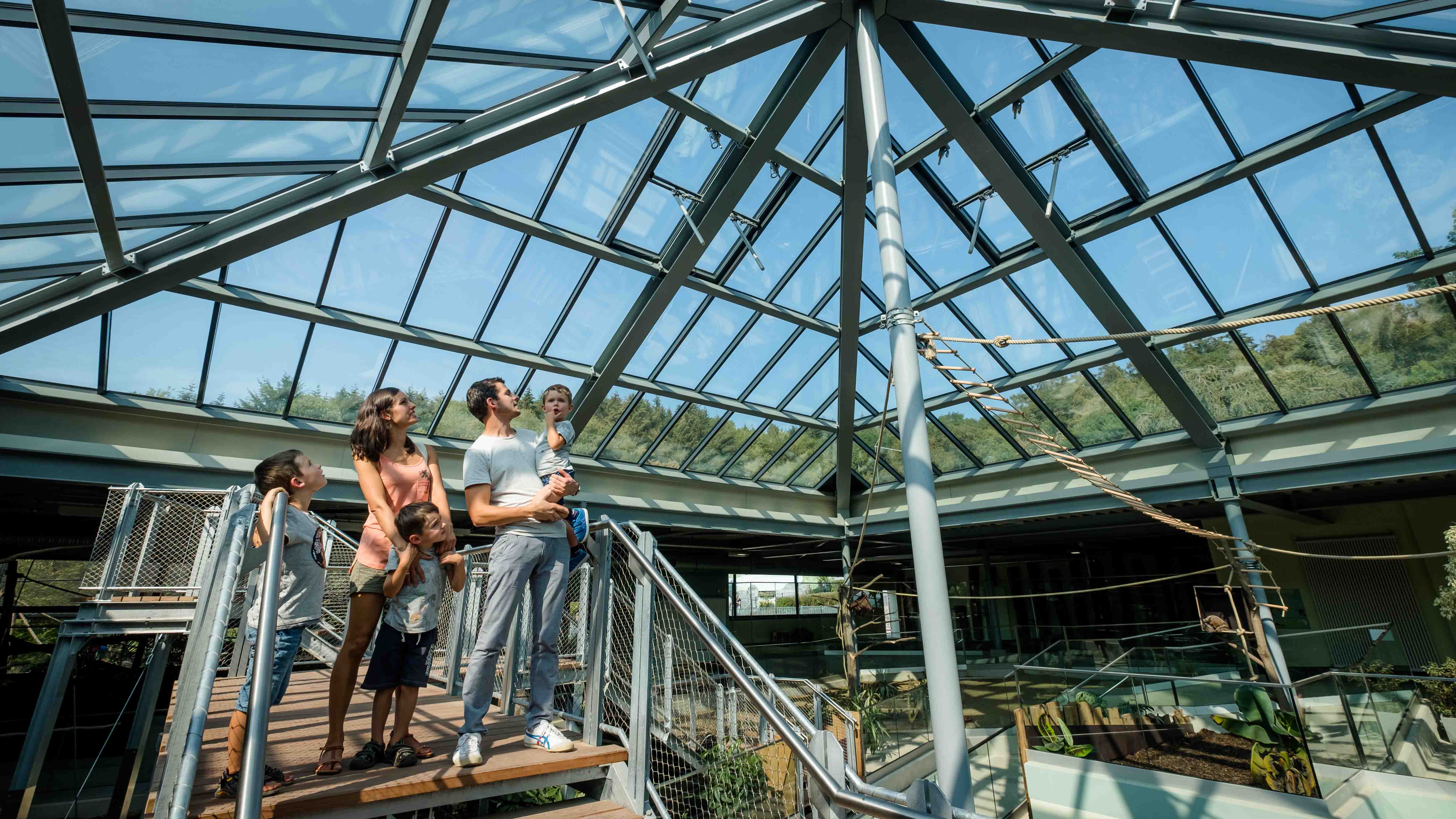 LAMILUX Glass Roof PR60 at the Zoo in Neuwied (Germany)