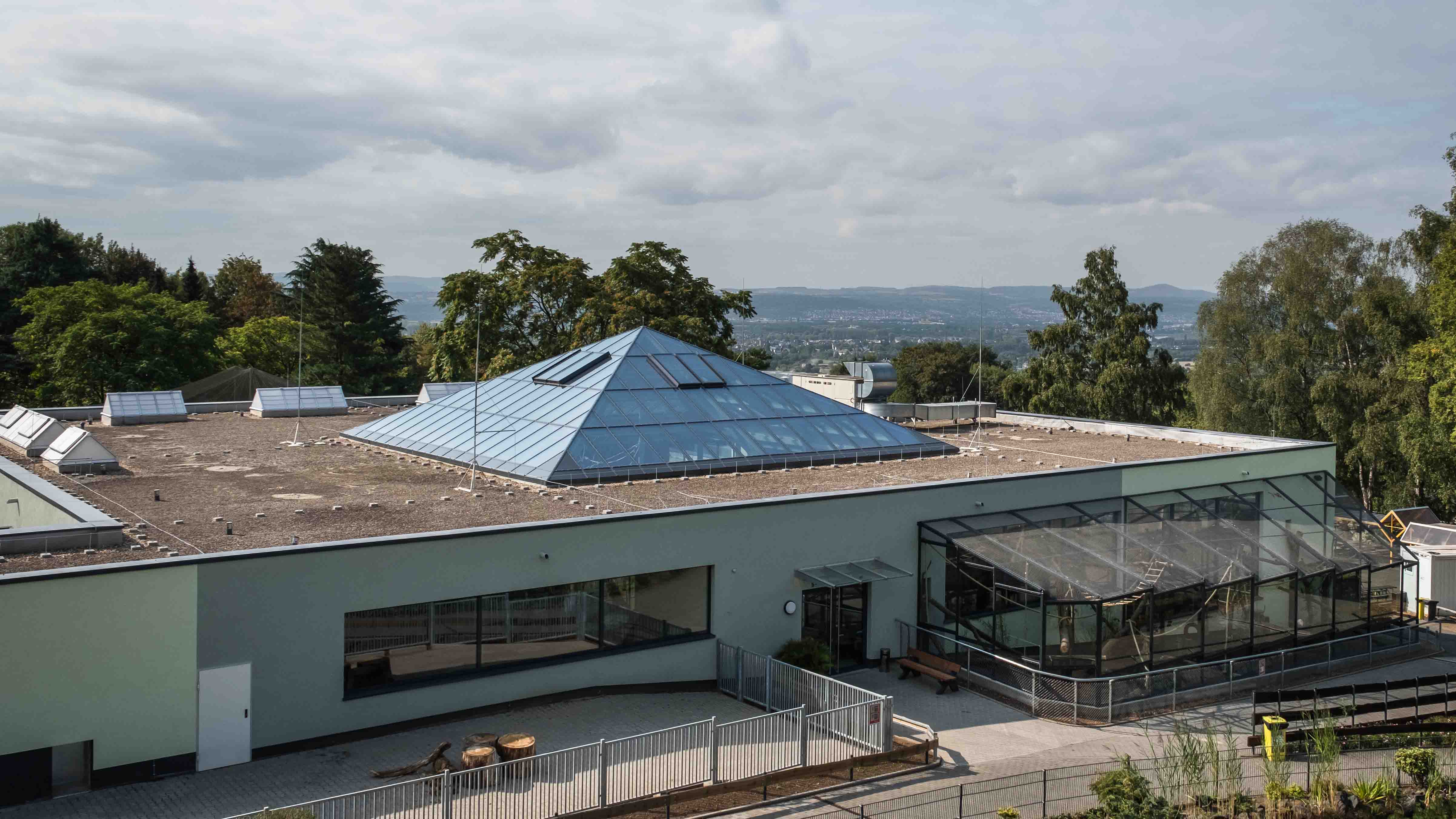 LAMILUX Glass Roof PR60 at the Zoo in Neuwied (Germany)