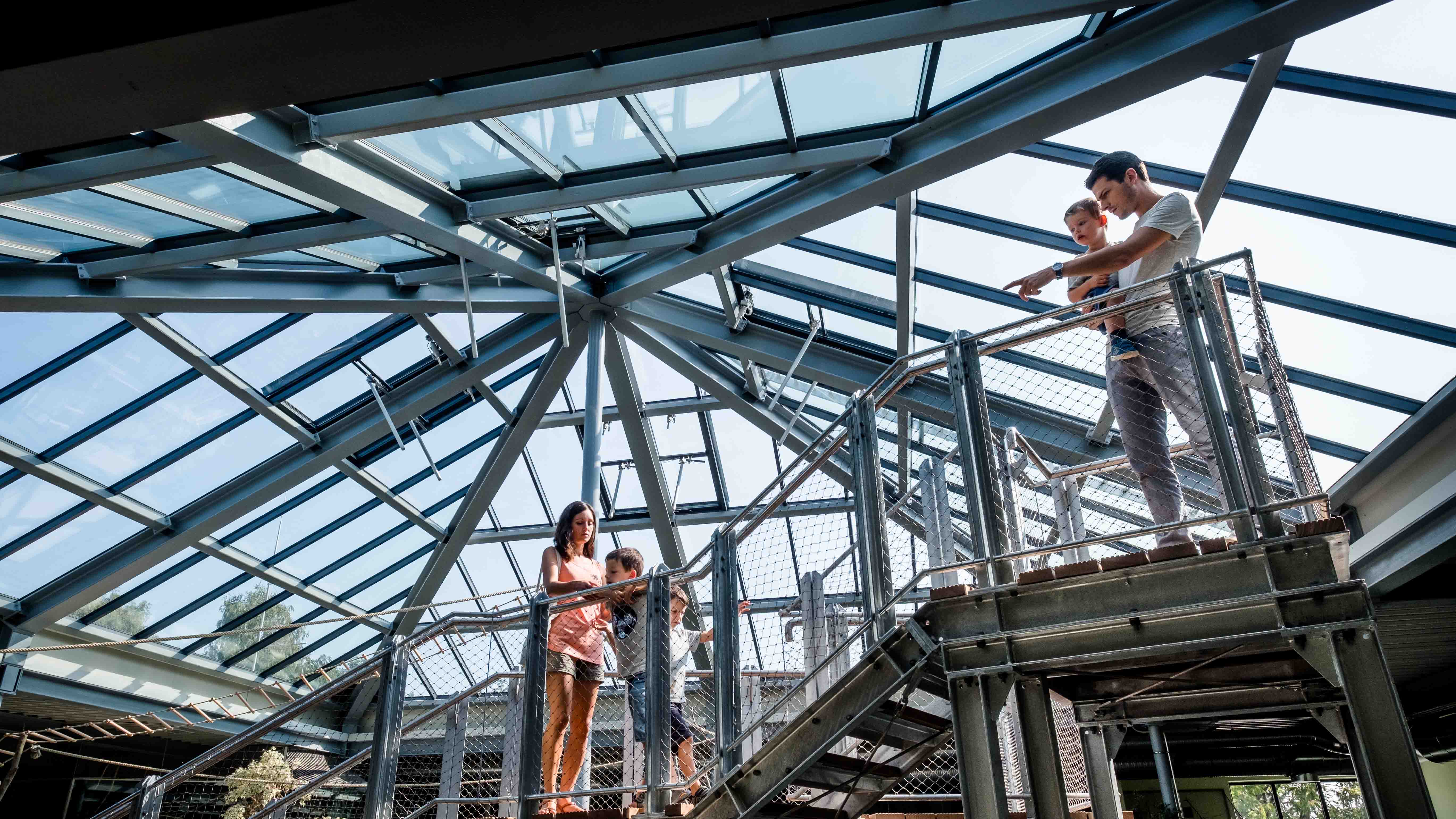 LAMILUX Glass Roof PR60 at the Zoo in Neuwied (Germany)