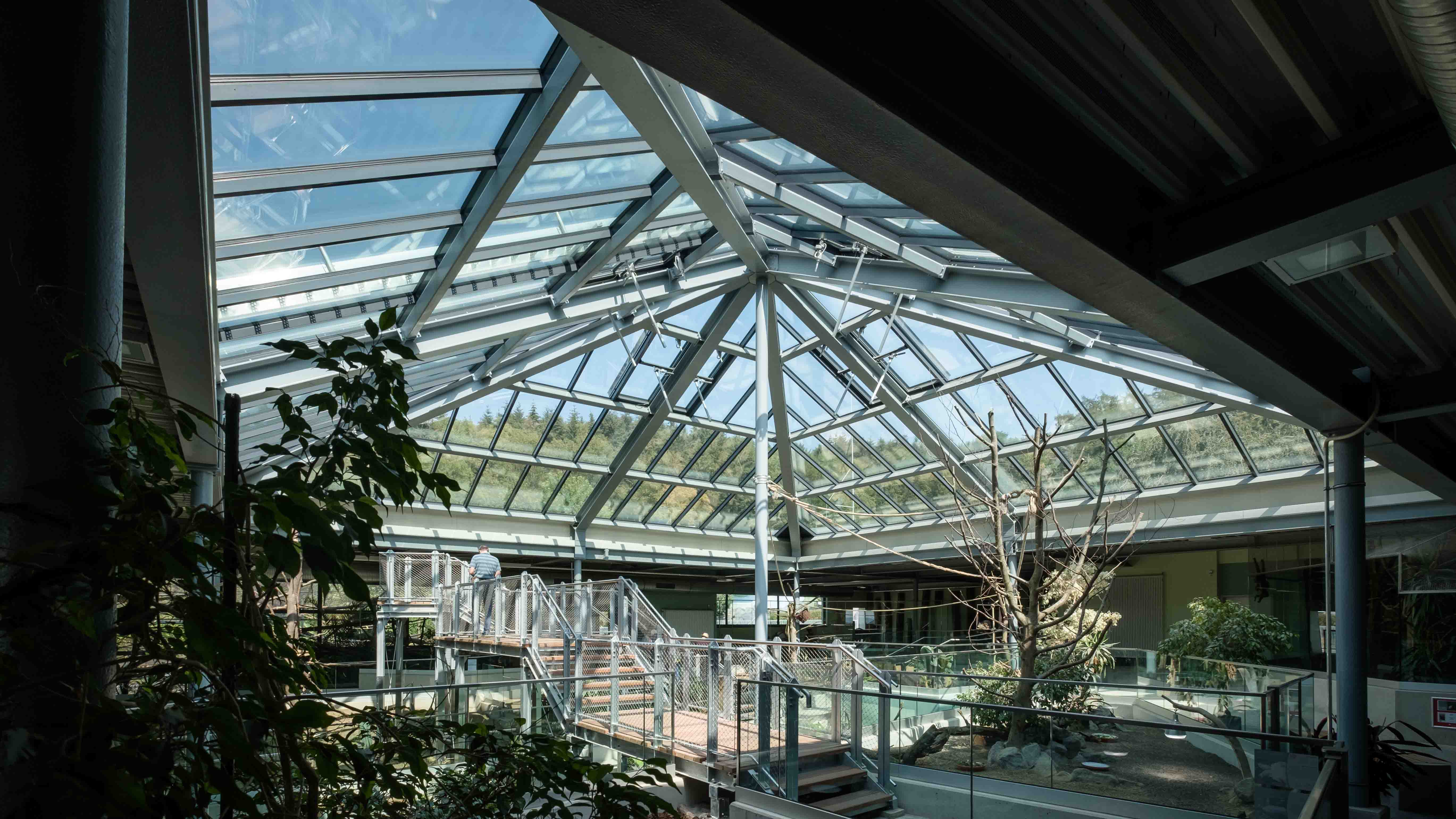 LAMILUX Glass Roof PR60 at the Zoo in Neuwied (Germany)