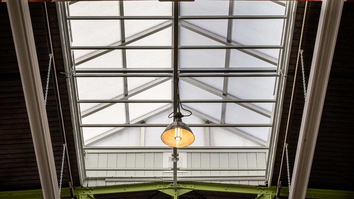 LAMILUX Continuous Rooflight S at the Former Production Facility in Wurzen (Germany)