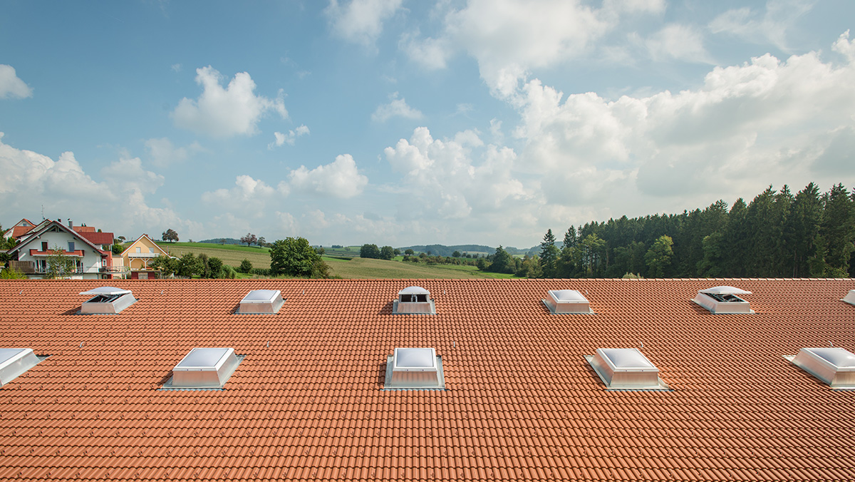 LAMILUX Rooflight Dome at the office building VauDe in Tettnang