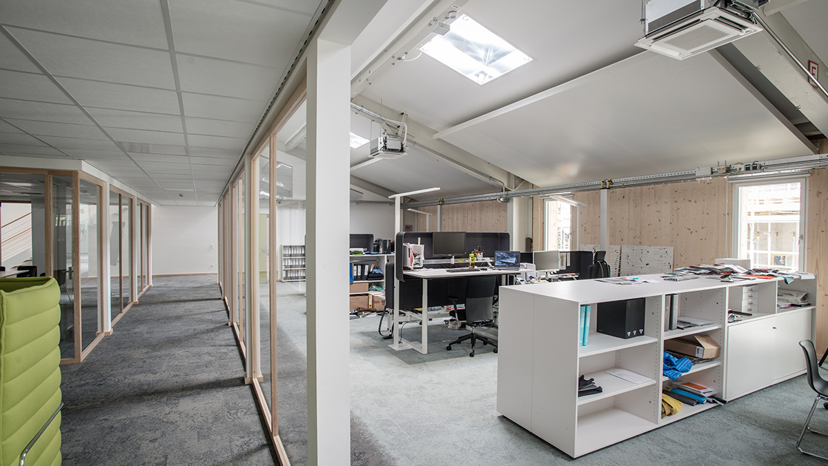 LAMILUX Rooflight Dome at the office building VauDe in Tettnang