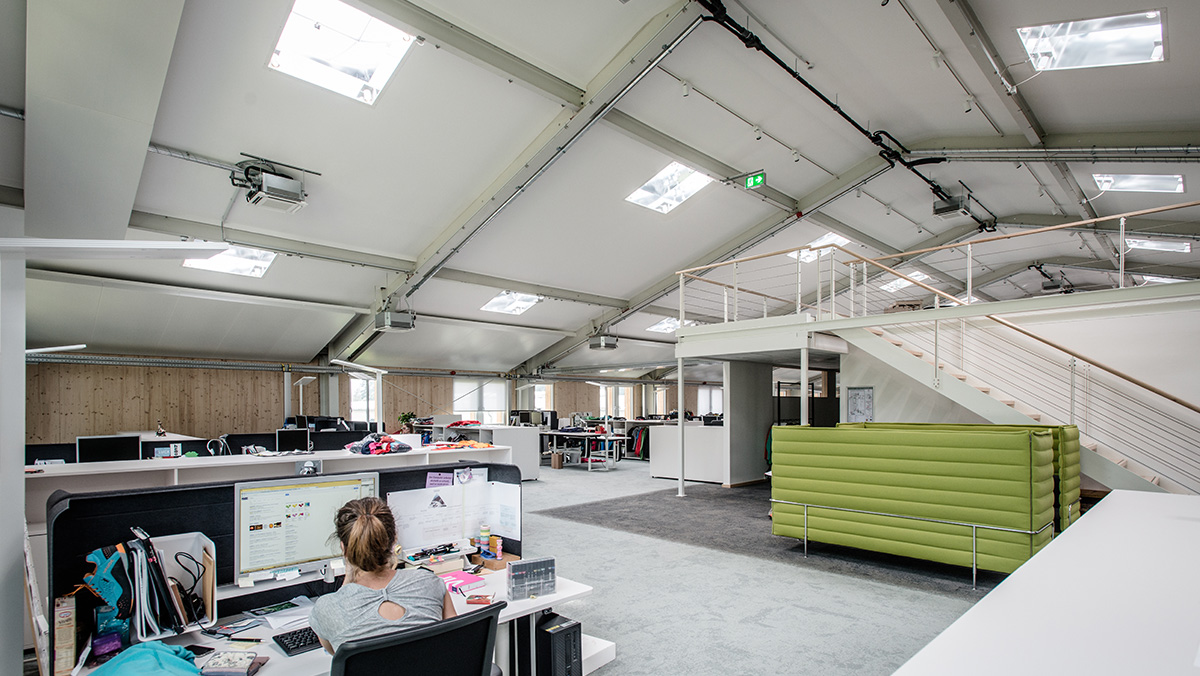 LAMILUX Rooflight Dome at the office building VauDe in Tettnang