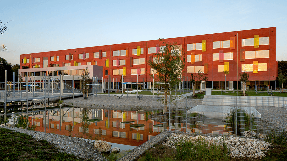 LAMILUX Passivhaus Solutions at the Willibald-Gluck Secondary School in Neumarkt i.d. Opf. (Bavaria, Germany)