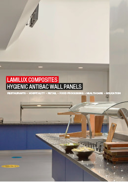 Hygienic antibac wall panels