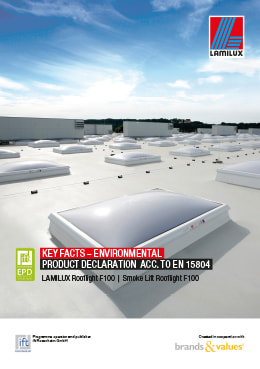 EPD Rooflight F100 | Smoke Lift Rooflight F100