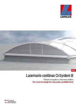 Lucernario continuo CI-System B