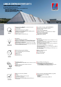 Added Value continuous rooflight S
