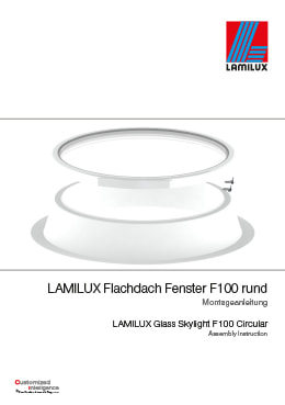 Glass Skylight F100 Circular